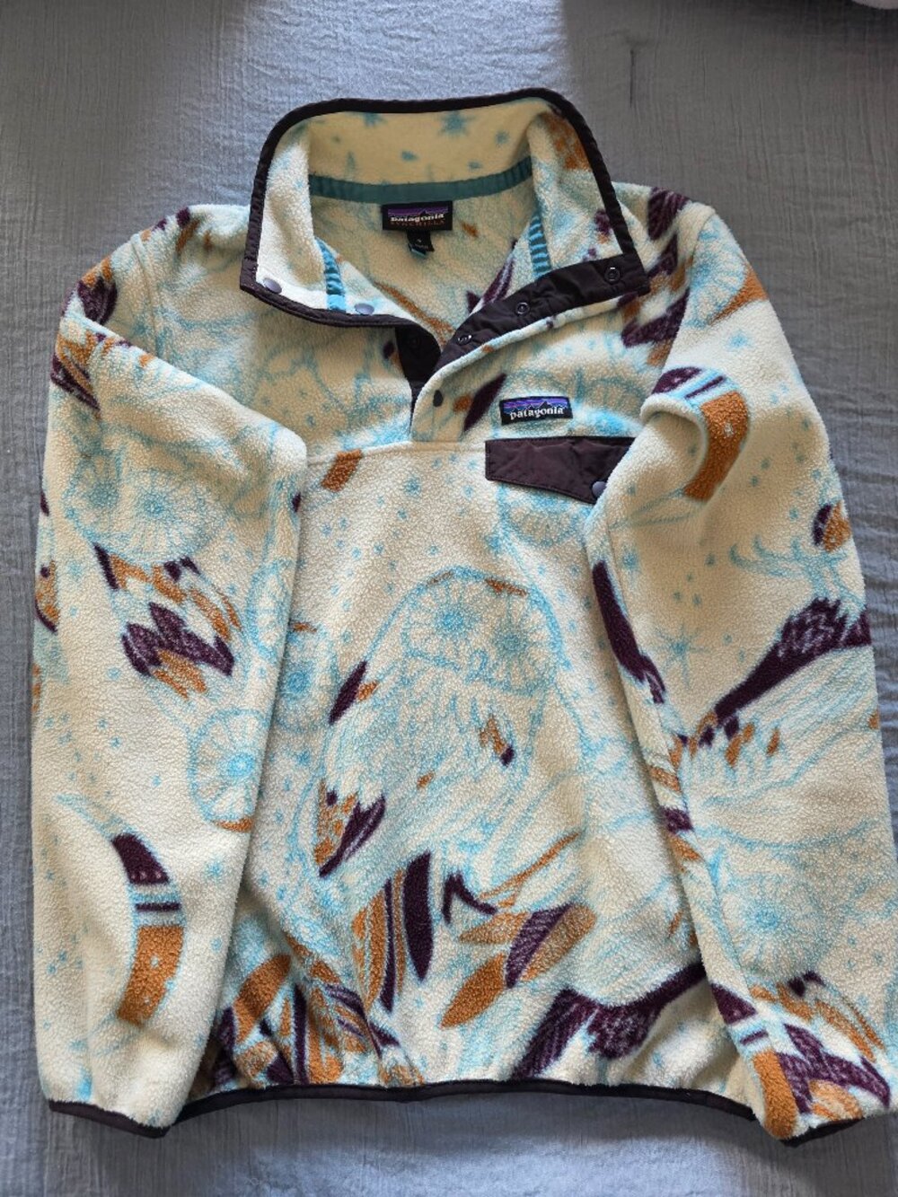 Patagonia synchilla owl print